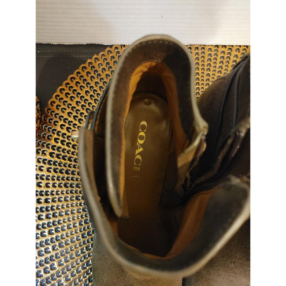 Coach Patricia suede ankle booties size 9.5 B - Picture 9 of 9